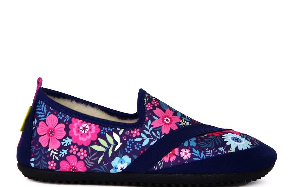 FITKICKS Active Lifestyle Slippers Indoor/Outdoor for Women - Floral - Small